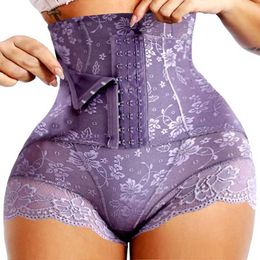 Women's Shapers AfruliA Lace Underwear Sexy Butt Lifter Easy Bathroom Waist Trainer Body Shapers Fajas Colombianas Girdles Tummy Control Panties Y240429