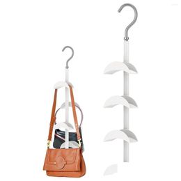 Hangers Racks Purse Hanger Organiser Rotating Handbag With 4 Hooks Space Saving Sturdy Hanging For Closet Drop Delivery Home Garde Dhw3Z