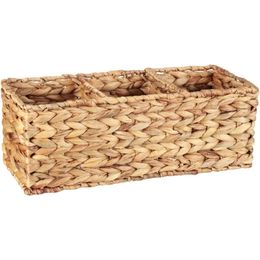 Better Homes Gardens Woven Water Hyacinth Tank Basket Natural 240415