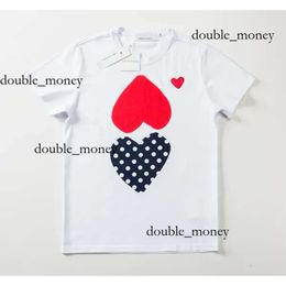 Play Shirts Commes Designer TEE Com Des Garcons PLAY HEART LOGO PRINT T-shirt TEE SIZE Commes Play T Shirt Polo EXTRA LARGE Blue Heart Unisex 229 411