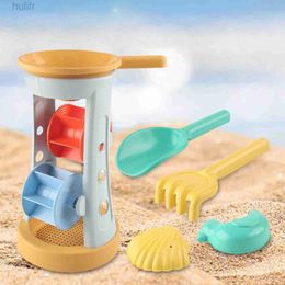 Sand Play Water Fun 5x Beach Sand Toy Sandbox Toy Colourful Sandpit Toy Sand Castle Toy for Birthday Backyard Outdoor Summer Activities Preschool d240429