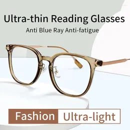 Sunglasses Ultralight Reading Glasses Ultra-thin Hard Coated Lens Blue Light Blocking Readers Ladies On Strength Magnifying Women