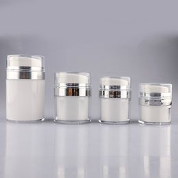 travel Vacuum Cream Bottle cosmetic container airless lotion pump jar dispenser for Lotion Face Body Hand thick cream