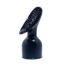 2017 New Arrival Sex Products 1 pcs Head Cover Vibrator Sex Toys for Woman Lamp On AV Massage Stick Headgear Masturbators PY603 q19519109