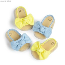 Sandals KIDSUN Baby Girls Boys Sandals Newborn Childrens First Walking Shoes Summer Butterfly Beach Flats 5 ColorsL240429