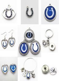 US Football Team Inpolis Charms Colt Dangle Charms Sports DIY Bracelet Necklace Pendant Jewellery Hanging Charms1605190