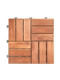 Decorative Figurines Outdoor Balcony Floor Pasted With Vietnamese Acacia Wood Anti-corrosion Flooring Terrace Sun Protection And