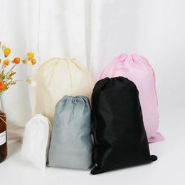 Shopping Bags Drawstring Bag Grocery Portable Storage Travel Folding Tote Organizer Clothes Packing Eco-Friendly Multipurpose