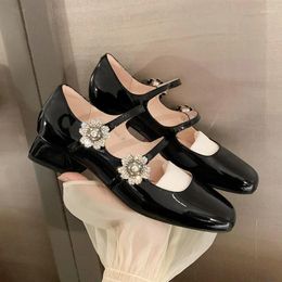 Dress Shoes For Women Modern Pumps Sexy Girl Rhinestone Flowers High Heels Beautiful Wedding