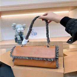 10A Fashion Denim Handbag Shoulder Clutch Luxurious Crossbody Tassel Flap Dinner Bag Purse Bags Designer Casual Women Bags Qpapa