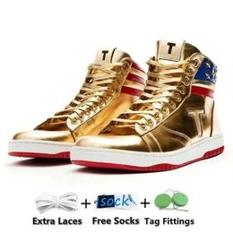 T Trump Sneakers Basketball Casual Shoes The Never Surrender High-Tops Designer 1 TS Running Gold Custom Men Outdoor Sneaker Comfort Sports Trendy Lace-up c1