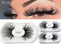 100 25mm Mink Eyelashes False Eyelashes Crisscross Natural Fake lashes Makeup 3D Mink Lashes Extension Eyelash100 25mm Mink Eyel7644334