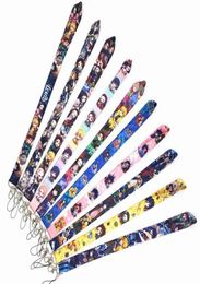 Anime Demon Kimetsu No Yaiba Neck Strap Lanyard Mobile Phone Key Chain Id Badge Key Chains8908288