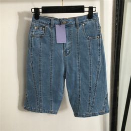 Designer Denim Pants Womens Shorts Design Cut Out Jeans Summer Street Style Short Pant For Women