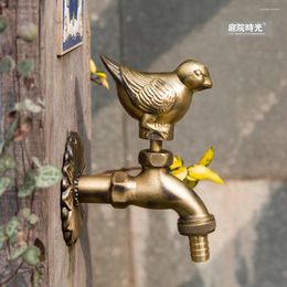 Bathroom Sink Faucets Heavy Garden Faucet Animal Basin Sparrow Bird Tap