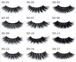 3D mink eyelashes whole 30 style natural long lashes hand made false full strip makeup false eyelash In Bulk6223437