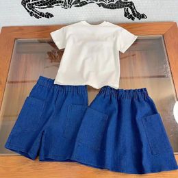 Clothing Sets 2024 Winter Fashion Design Letter Embroidery 2 Piece For Boy High Quality Girls Dress