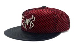 Metal Spider Attached Designer Dad Hats Net Hip Hop Ball Caps Men Women Hats Size8040359