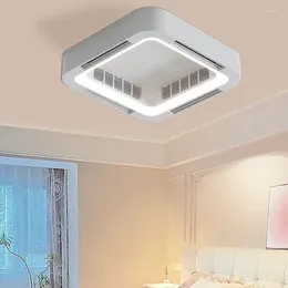 Ceiling Lights 2024 Sealing Fan Modern Nordic Bedroom Living Room Light Remote Control App Lamp Without Blades DC 45W LED