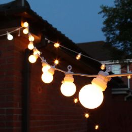 Decorations 10M 15M 23M Wedding Bulbs String Festoon Lights LED Christmas Patio Fairy Lighting for Outdoor Garden Party Camping Decorations