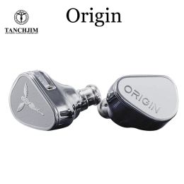 Headphones TANCHJIM Origin Earphones Brand New DMT5 Dynamic Driver IEMs InEar HiFi Earphone Diaphragm Monitor 2Pin Detachable Cable