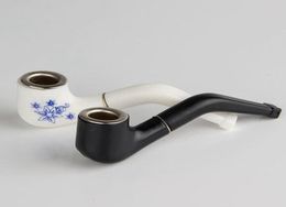 Super Mini Small Smoking pipes Creative Philtre cigarette holder Small portable for dry herb Material PlasticMetal9339916
