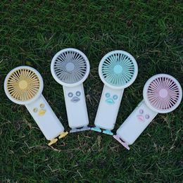 Mini Handheld Fan Summer Outdoor Personal Portable Student Classroom Office Cute Small Cooling USB charging Wind Power Fans 240422