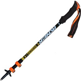 Pioneer 1 Pcs Carbon Fibre Walking Sticks Ultralight Adjustable Trekking Poles Hiking Cane For Outdoor Camping Trail Running 240428