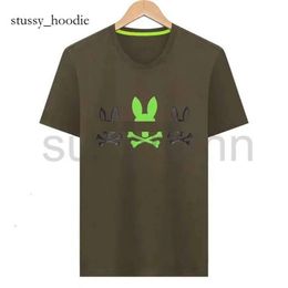 Rabbit Psychological Bunny Shirt American Designer Business Fashion Tees Mens Women Usa High Street Psychological Bunny Polo Skull Rabbits Bunny 5645