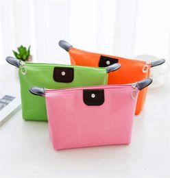 Cosmetic Bag Old Cobbler College Girl Cosmetic Bag Nylon Cloth Color Wash Bags Stylish Zipper Small Bag EEA130035966030