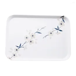 Plates Japanese Tray Serving Dessert Plate Appetiser Coffee Table Restaurant Decorative Fruit Melamine Dish Platters