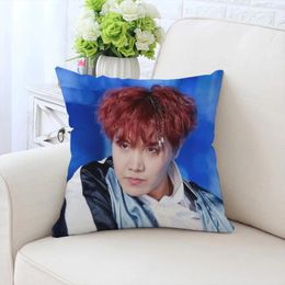 Pillow 40x40cm Cover J-HOPES Fan Gift Double-sided Printed Sofa Decoration Chair Waist Car