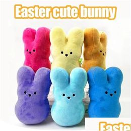 Other Festive Party Supplies Cute Bunny Star Carrot Doll Keychain Kawaii Easter Room Sofa Desktop Decoration Stuffed Animal Toys Ki Dhi8Q