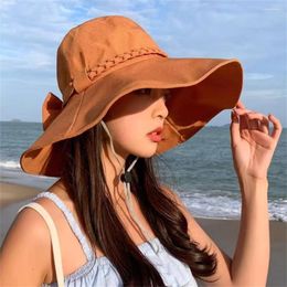 Wide Brim Hats Sunscreen Sun Hat Leisure UV Protection Brimmed Sunshade Outdoor