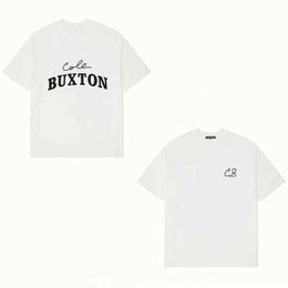 Mens T-Shirts Oversized Cole Buxton Tshirts Letter Slogan Patch Embroidered Short Sleeved Tops Oversized CB T-shirt for Men Women T230921