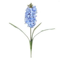 Decorative Flowers Brand Double High Quality Artificial Hyacinth Home Garden Violet Flower Wedding Decoration For