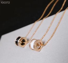 wholer Luxury popular official reproductions crystal Pendant necklaces Jewellery customization high quality 5A 18K gold plated 983321512394