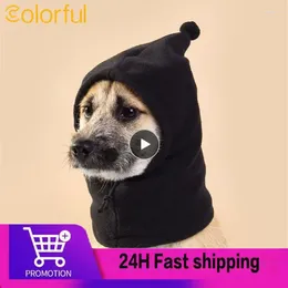 Dog Apparel Warm And Comfortable Festive Soft Easy To Clean No Head Strangulation Pet Headwear Hat Durable Fit Long Rope