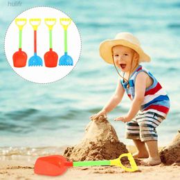 Sand Play Water Fun 4 Pcs Outdoor Beach Toy Child Childrens Toys Rounded Sand Scoop Plastic Kids d240429