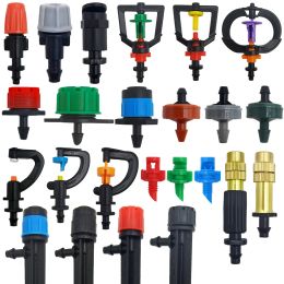 Decorations OASIS Greenhouse Watering Sprinkler Dripper Drip Irrigation Garden Adjustable Mist Emitters Stake Micro Spray Rotating Nozzle