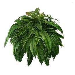 Decorative Flowers Life-like Artificial Plant For Home Garden Decor Perfect Parties Outdoor Ferns Synthetic Grass Lawn