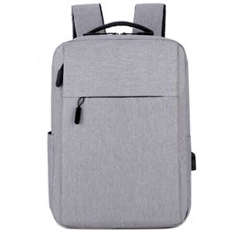 2024 Men's Casual Fashion High Quality USB Sports Business Commuting Computer Bag Travel Backpack