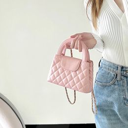 10A Tasarımcı Çanta Orijinal Deri Omuz Çantası Lady Chain Bag 19cm Narin Knockoff Crossbody Çanta Kutu YC535