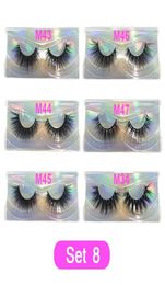 30pairs Mink Eyelashes Bulk Moonlass Natural Soft 3D Mink Lashes Whole False Eyelash Cruel Make Up Mink Eyelash9746378