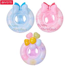 ROOXIN Child Baby Swim Seat Ring Inflatable Toy Swimming Ring Tube For Kid Swimming Circle Float Swim Pool Water Play Equipment 240417