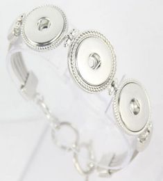 Snap Charm Jewelry Metal Button Bracelet 2020 DIY Alloy chunks snap button jewelry factory direct wholes4277697