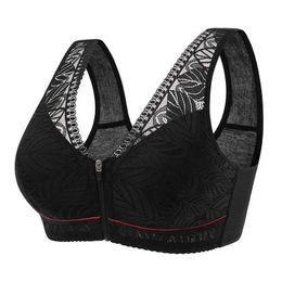 Bras Bralette Fitness lace padded bra womens seamless sports bra shock-absorbing push ups gym bra top bra Y240426