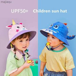 Kaps hattar Lemonskidmärke pojkar och flickor hink hatt solida barn Panama fiskare hatt tecknad dinosaurie barnfjäder och hösten sol hatl240429