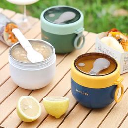 Bento Boxes Stainless Steel Lunch Box Drinking Cup Spoon Food Thermal Jar Insulated Soup Thermos Containers bento box food storage lunchbox
