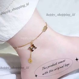 Designer Anklets Stainless Steel Initial Letter H-neck Gold Womens Summer Beach Accessories Body Chain Giftl H Anklet 366